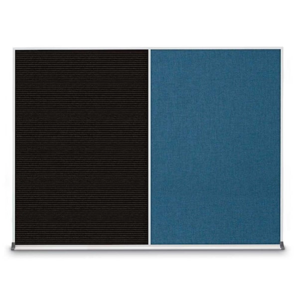 Triple Door Radius Corkboard, 96"X48", B